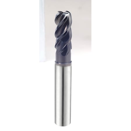 Titanox-Power 4Fl Multiple Helix Double Core Corner Radius End Mill